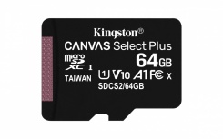 Memoria Flash Kingston Canvas Select Plus, 64GB microSDXC Clase 10