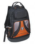 Klein Tools Mochila para Herramientas Tradesman Pro, 39 Bolsillos, Negro/Naranja