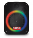 KSR Bafle KSW-5006, Bluetooth, Alámbrico/Inalámbrico, 20W RMS, USB, Negro