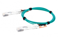 LinkedPRO Cable Fibra Óptica OM4 QSFP-DD Macho - QSFP-DD Macho, 1 Metro, Verde