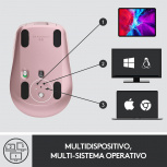 Ratón Inalámbrico LOGITECH Anywhere 3 910-005990 - BT · USB Tipo C ·  4000DPI · Rosa