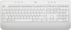 Teclado Logitech Signature K650, Inalámbrico, Bluetooth, Blanco (Español)