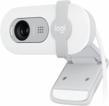 Logitech Webcam Brio 100, 2M, 1920 x 1080 Pixeles, USB-A, Blanco