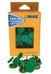 Mae Tachuela PVC, Paquete de 100 Piezas, Verde