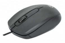 Manhattan Mouse USB óptico con cable - Comfort II (190190)