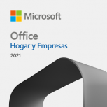 Microsoft Office Hogar y Empresas 2021, 1 PC, Windows/Mac ― Producto Digital Descargable