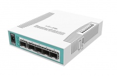 Switch MikroTik Gigabit Ethernet Cloud Core, 5 Puertos SFP, Blanco