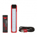 Milwaukee Linterna LED de Bolsillo 2112-21, 445 Lúmenes, Negro/Rojo