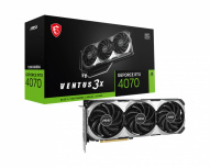 Tarjeta de Video MSI NVIDIA GeForce RTX 4070 VENTUS 3X 12G OC, 12GB 192-bit GDDR6X, PCI Express 4.0 ― ¡Compra y obtén de regalo Star Wars Outlaws! Un código por cliente