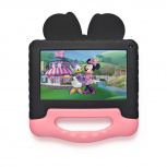 Tablet Multilaser para Niños Minnie 7", 32GB, Android 11 Go, Negro