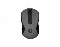 Mouse Naceb Óptico NA-0116, Inalámbrico, USB, 2400DPI, Negro/Gris