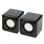 ONE Bocinas para Computadora EV-201, Alámbrico, 3W RMS, USB, Negro