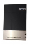 PABX Conmutador Central CS308, 3 Líneas, 8 Extensiones, Negro