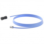 Panduit Cable Patch Cat6A UTP Jack - Plug RJ-45 Macho, 50cm, Azul