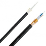 Panduit Cable Central para Interiores y Exteriores de 12 Fibras OM3, 50/125µm, 10Gig, Multimodo, Negro, por Pie