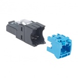 Panduit Módulo Conector de Red FP6X88MTG, Azul