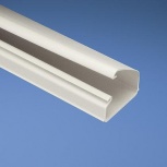Canaleta LD10 de PVC rígido, con cinta adhesiva PEGAMENTO Color Blanco Puro  Canaleta plastica LD10 PANDUIT