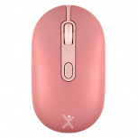 Mouse Perfect Choice Óptico Colori, RF Inalámbrico, Bluetooth, 1600DPI, Rosa