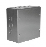 Raco Caja Extra Grande para Pared HUB-SC-0606, 3 Entradas, Galvanizado