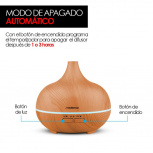 Humidificador Y Difusor De Aceites Esenciales Redlemon Con Control