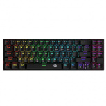 Teclado gamer Redragon mecánico inalámbrico switch Rojo RGB Deimos K599-KRS