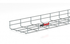 Rejiband Bandeja de Rejilla 60212200, 60mm x 200mm x 3 Metros, Acero