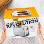 ▷ Revolution Cooking Tostador de Pan 2 Rebanadas Smart InstaGlo (R180) ©