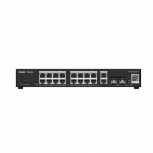 Switch Ruijie Gigabit Ethernet RG-ES220GS-P, 18 Puertos RJ-45 10/100/1000Mbp, 40Gbit/s, 8000 Entradas - Administrable