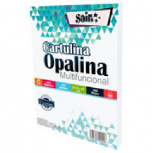 Sajor Papel Opalina 225g/m², 100 Hojas de Tamaño Carta, Blanco