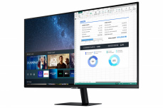 Monitor Samsung Smart M5 Modelo LS27AM500NLXZX, 27 Pulgadas Full HD Led 60  Hz Color Negro