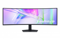 Monitor Gamer Curvo Samsung ViewFinity S9 S95UC LED 49", 5120x1440, 120Hz, HDMI/DisplayPort, Bocinas Integradas, Negro