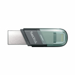 Memoria USB SanDisk iXpand Flip, 256GB, USB-A/Lightning, Plata