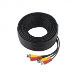 Saxxon Cable Coaxial BNC Macho - BNC Macho, 10 Metros, Negro