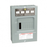 Schneider Electric Centro de Carga QO816L100S, 8 Polos, 100A, Sobreponer, Gris