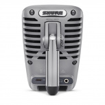 Shure Micrófono de Diafragma Grande MV51, Alámbrico, USB, Gris