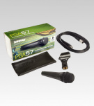 Shure Micrófono Condensador Cardioide PGA57, Alámbrico, XLR-3, 150 Ohmios