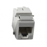 Siemon Jack de Red Modular Cat6 UTP, Tipo Keystone, RJ-45, Gris