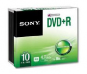 Sony Discos Virgenes para DVD, DVD-R, 4.7GB, 10 Piezas