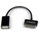 StarTech.com Cable Adaptador USB para Samsung Galaxy Tab - USB A Hembra, 15cm, Negro