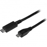 StarTech.com Cable Adaptador USB 2.0, USB-C - Micro B, 1 Metro, Negro