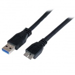 StarTech.com Cable USB 3.0 A Macho - Micro USB B Macho, 1 Metro, Negro