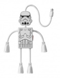 Steren Multicontactos Tropper Star Wars, 4 Salidas, 15A, 125V, Blanco