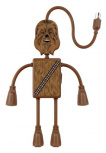 Steren Multicontactos Chewbaca Star Wars, 4 Salidas, 15A, 125V, Café