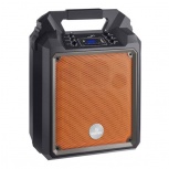 Steren Amplificador AMP-025BT, Bluetooth, Alámbrico/Inalámbrico, 900W PMPO, Negro/Naranja