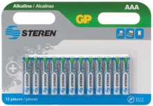 Steren Pilas Alcalinas AAA, 1.5V, 12 Piezas