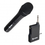 Steren Micrófono MIC-285, Inalámbrico, Negro