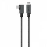 Steren Cable USB C Macho - USB A Macho, 1.8 Metros, Negro