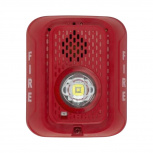 System Sensor Sirena con Lámpara Estroboscópica, Montaje en Pared, Rojo