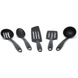 T-Fal Juego de Utensilios Bienvenue, 5 Piezas, Negro