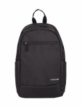 Techzone Mochila de Poliéster Basic Black para Laptop 15.6